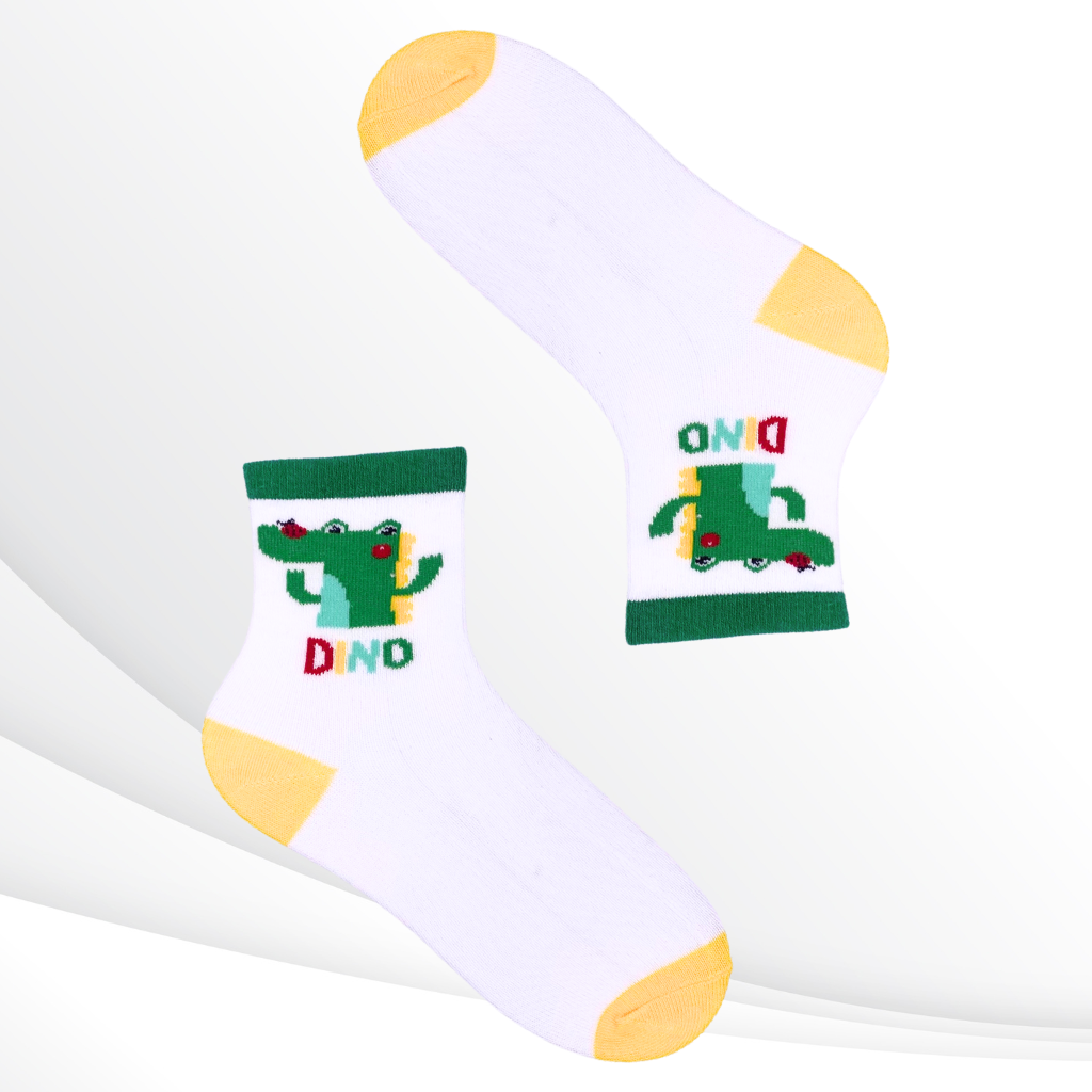 Colorful DINO Crew Socks