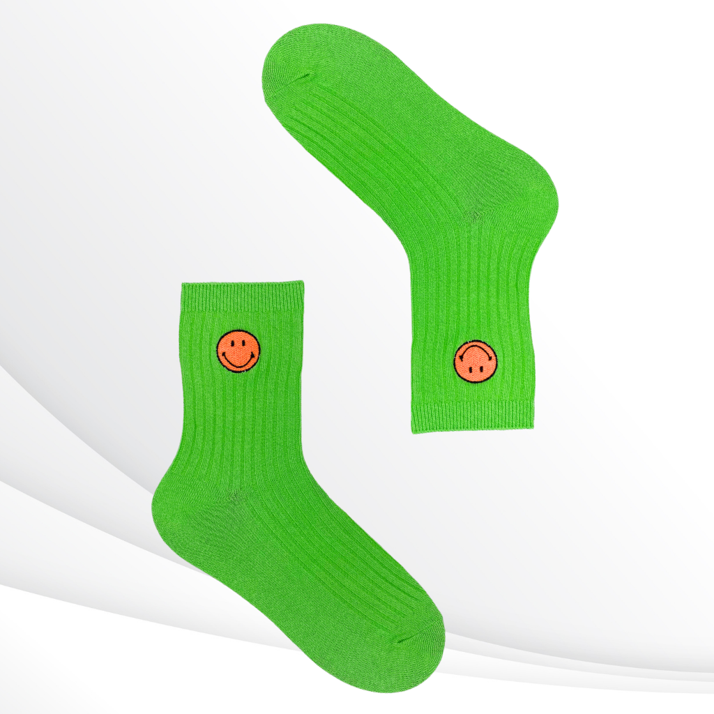 Sav-Lo Smiley Face Socks