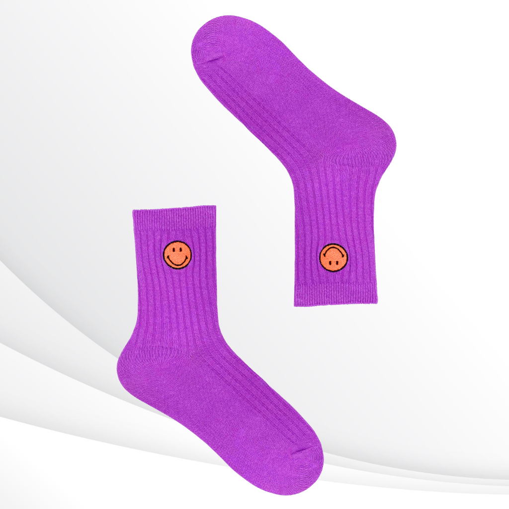 Sav-Lo Smiley Face Socks