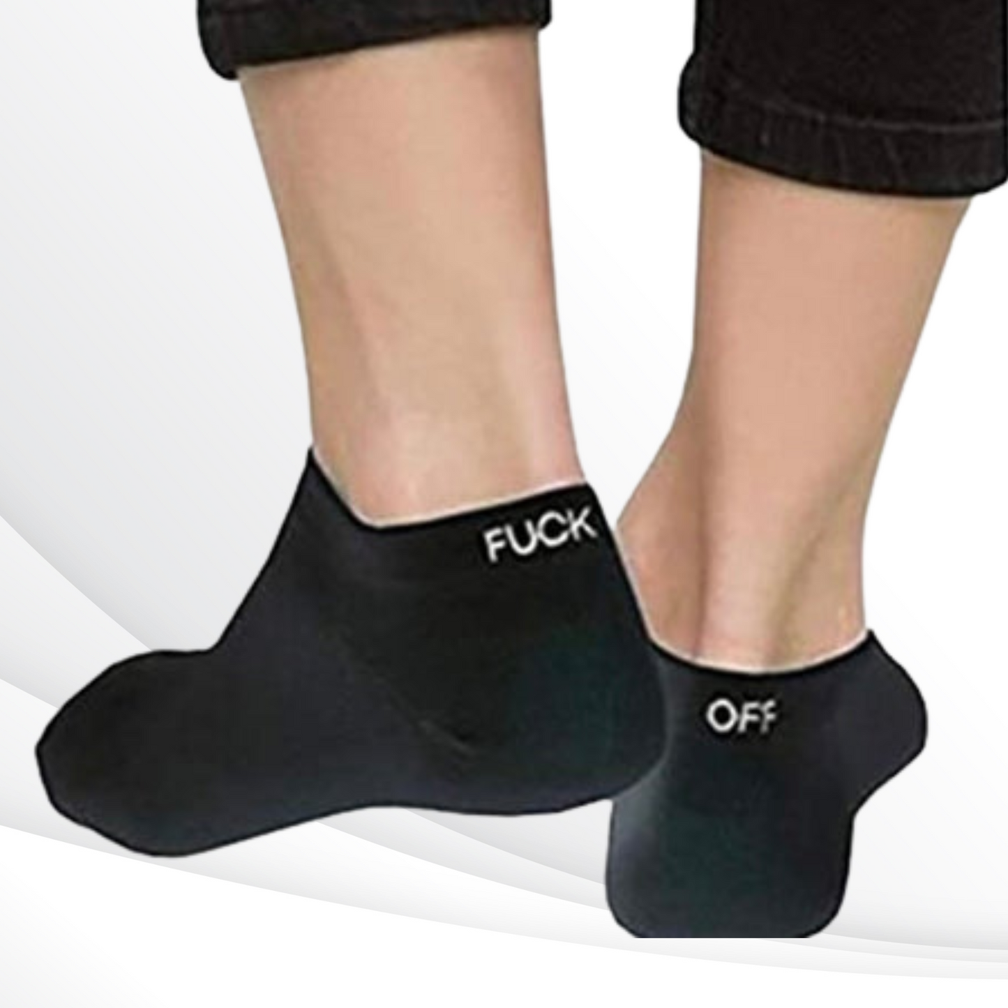 Low cut explicit socks