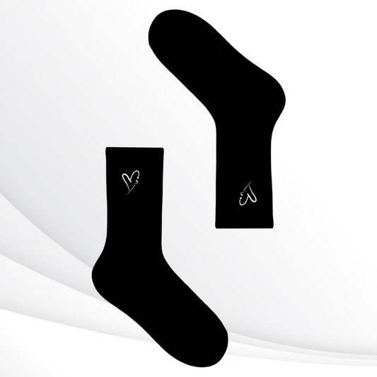 Signature Heart Crew Socks