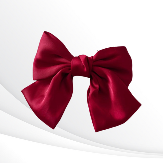 Silk Hair Clip Bows