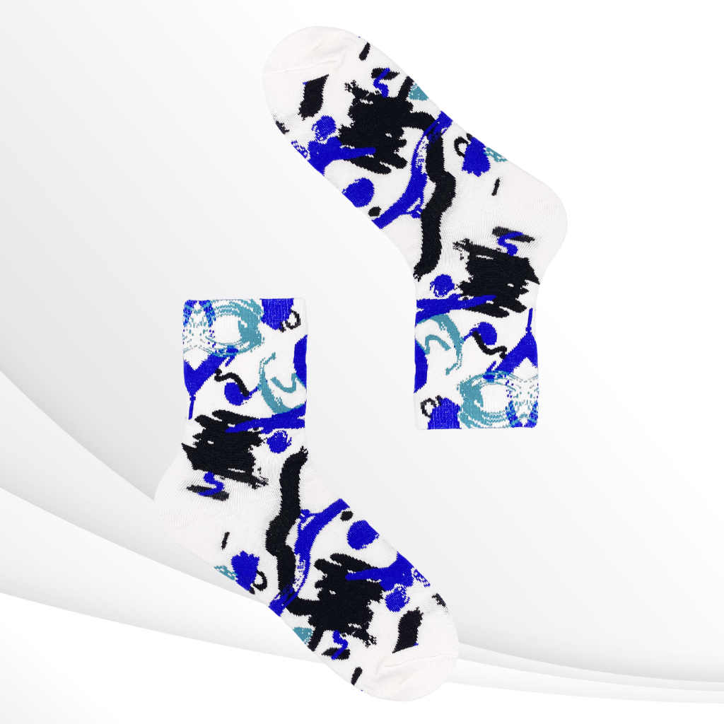 Vivid Brushstroke Crew Socks (Copy)