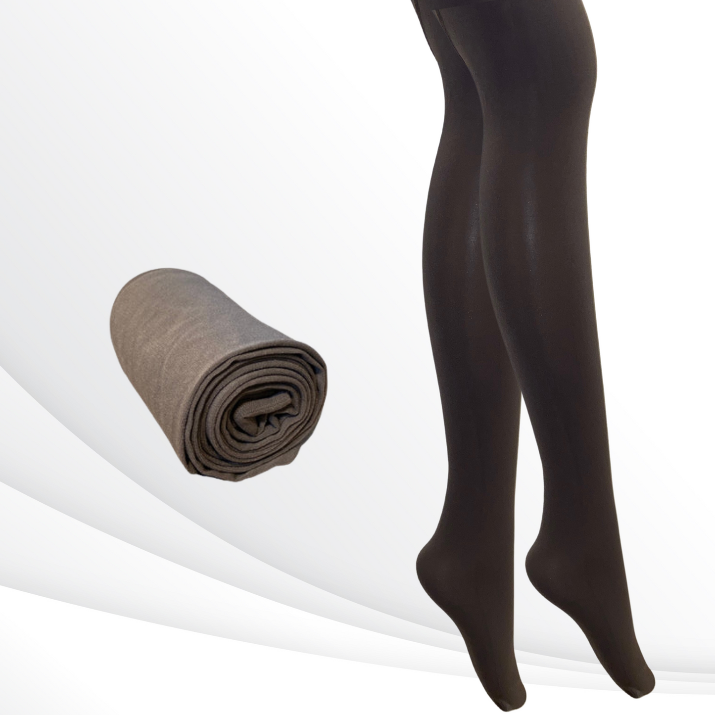 Womens Solid Nylon Tights- Nylon Sheer Elegance Tights - Everyday Nylon Tights