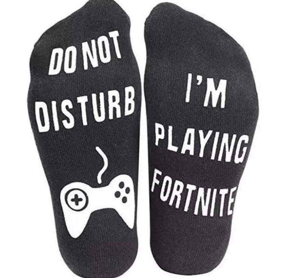 Do Not Disturb I'm Playing Fortnite Socks